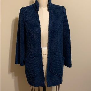 Free People Navy Cardigan